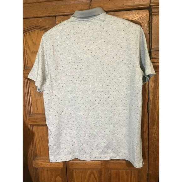 Van Heusen Flex Men's size S Gray Knit Polo Shirt Classic Fit Short Sleeve - Picture 5 of 11